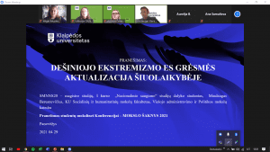 Dalyvavimas konferencijoje